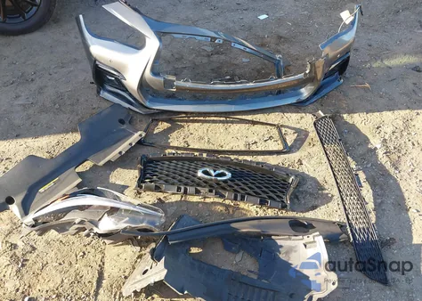 2016 Infiniti Q50 3.0T Red Sport 400 from USA, damaged, VIN JN1FV7AR6GM451859